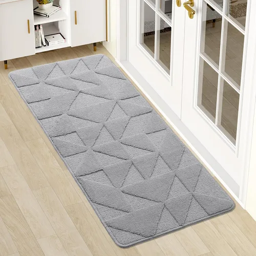 Miniatura 22 de OLANLY Tapetes para Puerta para Interiores, Antideslizantes, Absorbentes, Resistentes a la Suciedad, Tapete de Entrada Lavable, Tapete de Entrada