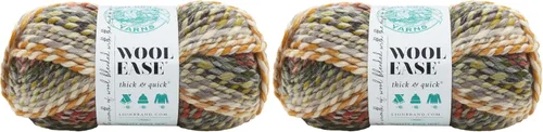 Miniatura 57 de Lion Brand Yarn - Ovillo de lana Wool-Ease Thick & Quick color fuerza aérea