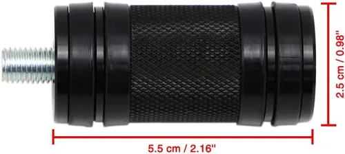 Miniatura 5 de Dreamseek estribo de cambio para motocicleta con estriberas de dedo + estriberas moleteadas compatibles con Harley-Davidson Sportster Dyna Touring