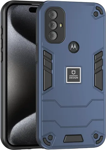 Miniatura 376 de Funda compatible con Huawei Y9 Prime (2019), compatible con Huawei Y9 Prime (2019) 4G STK-L21 2 en 1 [PC duro + TPU], funda de teléfono azul