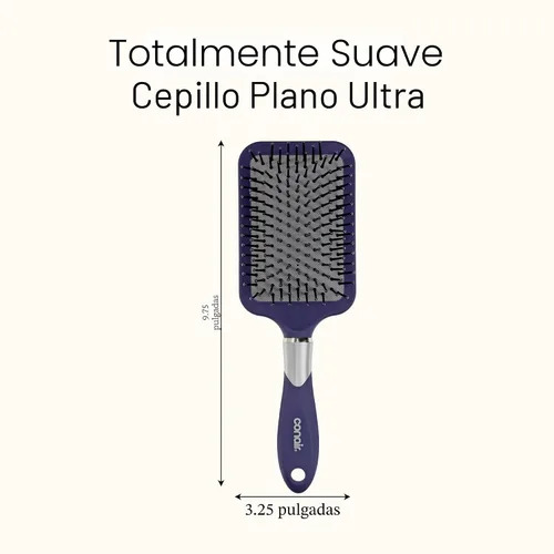 Miniatura 8 de Conair Cepillo de pelo Velvet Touch Paddle Cushion - Cepillo desenredante - estilos rizados o rectos - hombres o mujeres - desenredante - cuenta