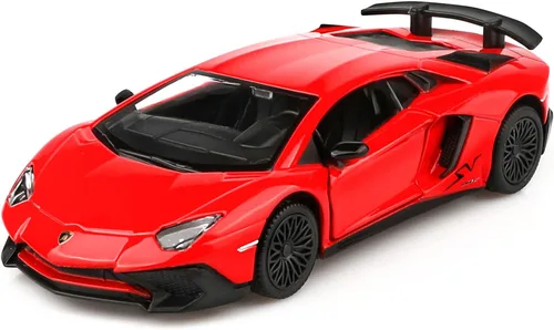 Miniatura 7 de TOKAXI - Modelos de coches fundidos a presión a escala 1/36 LP750-4 SV, coches de juguete con tracción hacia atrás, regalos de coches para niños