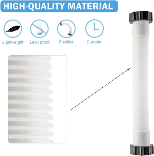 Miniatura 2 de 11535 Manguera de bomba de filtro de arena para piscina, manguera de interconexión intex de 16 pulgadas para bombas de filtro de arena, manguera