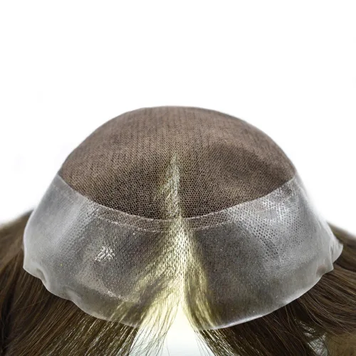 Miniatura 148 de Toupee para hombres Piezas de cabello humano real Encaje suizo para hombres Toupee unidades de cabello humano europeo para hombres Hairpieces