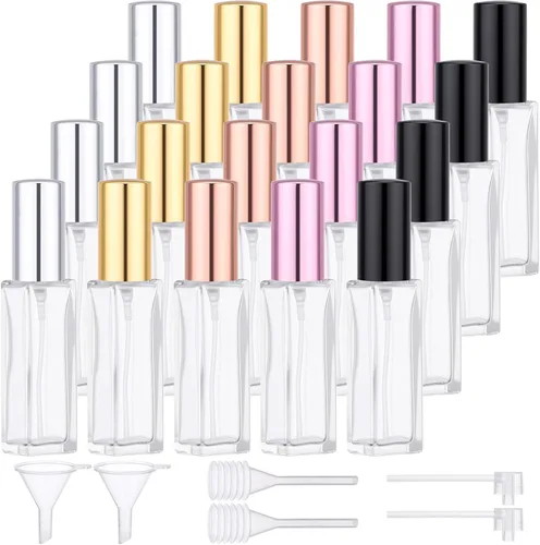Miniatura 30 de Segbeauty Mini botella de perfume de viaje de 0.1 oz, atomizador de perfume de vidrio, pulverizador de colonia de viaje, botella de spray recargable