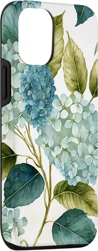 Miniatura 3 de Watercolor Shabby Chic Blue Hydrangeas Flower Case for iPhone 17