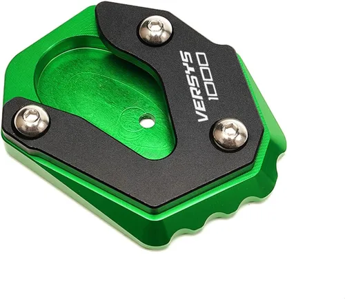Miniatura 3 de YESKIT Aluminio CNC para Kawasaki VERSYS 1000 VERSYS1000 2015-2022 Soporte lateral de pie de motocicleta Placa de soporte de extensión (Color : gris)