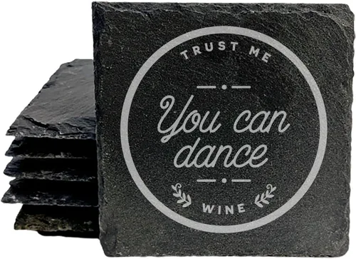 Miniatura 13 de Wine Not? Hilarious Drinking Wine is My Hobby Slate Coasters - Round Slate - Set of 8 Drinking Wine is Not My Habit