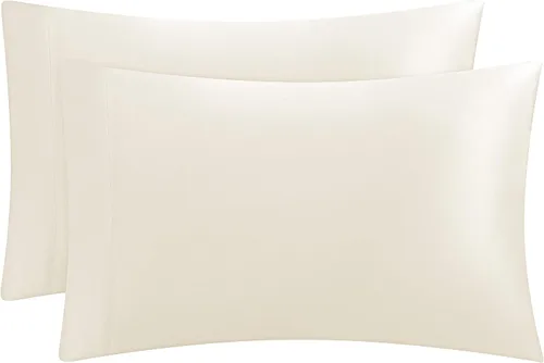 Miniatura 35 de Juicy Couture Juego de sábanas de satén de tamaño individual, juego de sábanas sedosas de bolsillo profundo con 1 sábana bajera, 1 sábana encimera