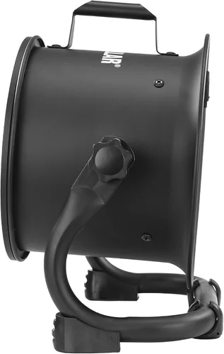 Miniatura 8 de CAT ventiladores - Ventilador de tambor de alta velocidad de 9" (Negro, 2 en 1): 940 CFM, 4 velocidades, cabezal giratorio de 360°, motor