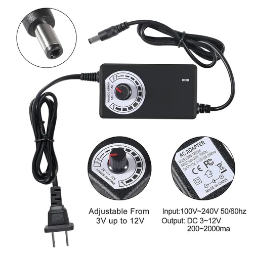 Miniatura 4 de Ventilador de enfriamiento de ventilador de 4.724 x 0.984 in, 110 V, 220 V, alimentado por CA, rodamientos de doble bola, ventilador controlador