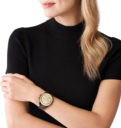 Miniatura 4 de Michael Kors Everest - Reloj de cuarzo con cronógrafo de acero inoxidable