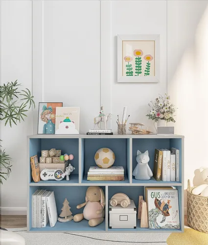 Miniatura 11 de Montessori - Estantería para libros, organizador de almacenamiento de juguetes para niños pequeños, para aula, sala de juegos, habitación de niños
