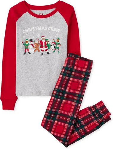 Miniatura 57 de The Children's Place Pijama de Navidad unisex para bebé, algodón Esqueleto