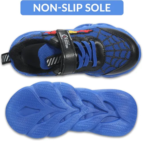 Miniatura 4 de Zapatillas iluminadas LED de dibujos animados para deportes al aire libre y correr con diseño transpirable