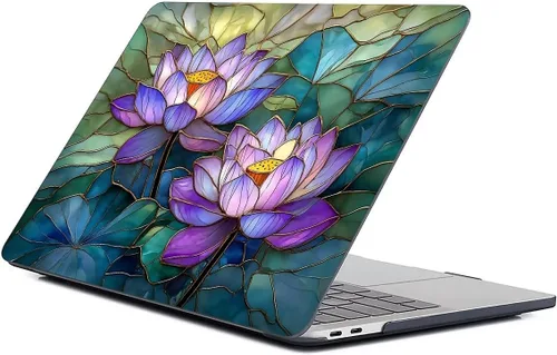 Miniatura 21 de para MacBook Pro de 13 Pulgadas Versión 2013-2015 Modelo A1425/A1502 Estuche para Computadora Negro, Estuche Rígido para Laptop de Patrón Premium