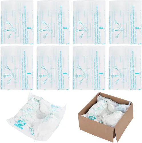 Miniatura 7 de Bolsas de espuma para envío, 8 unidades de 20 x 24 pulgadas, prácticas bolsas expandibles activadas por temperatura, embalaje rápido instantáneo, 8