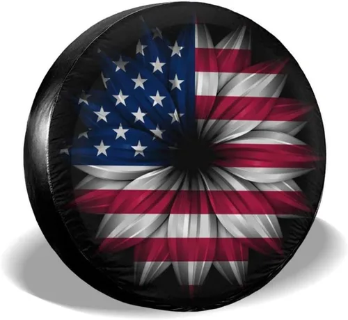Miniatura 3 de Cubierta de neumático de repuesto personalizada, cubiertas de rueda universales personalizadas, añade tu propio texto e imagen, para Jeep, remolque