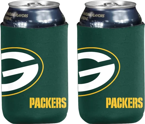 Miniatura 13 de Portavasos y Portabotellas de Fútbol Americano Aislante Enfriador de Bebidas Huggie Green Bay (Packers) - Estática activa