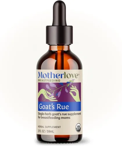 Motherlove Goat's Rue (2 onzas de tintura) Suplemento de lactancia para el desarrollo de tejido mamario y optimización del suministro de leche