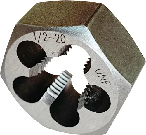 Miniatura 4 de El 1/2"-13 hex. muere el reenhebrado muere el hilo muere la mano derecha del acero del cartón