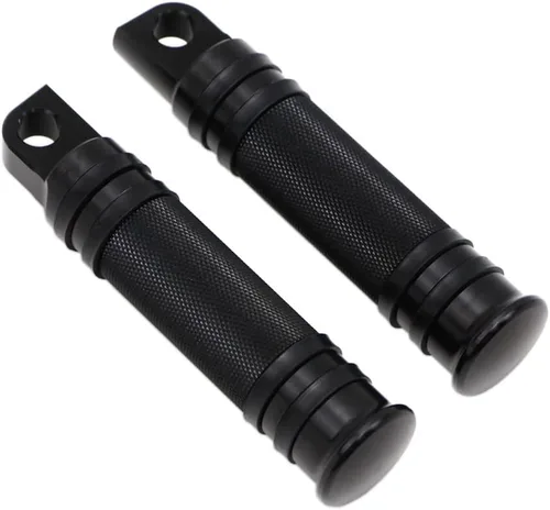 Miniatura 2 de Dreamseek estribo de cambio para motocicleta con estriberas de dedo + estriberas moleteadas compatibles con Harley-Davidson Sportster Dyna Touring