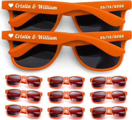 Miniatura 8 de Gafas de sol personalizadas para recuerdos de fiesta de boda, gafas de sol personalizadas a granel para hombres, padrinos de boda, adultos y mujeres