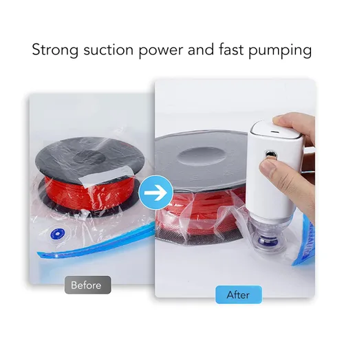 Miniatura 3 de Bomba de aire eléctrica Bomba de bolsa de vacío automática Bomba de compresión sellada al vacío Bomba de aire recargable USB para impresión 3D