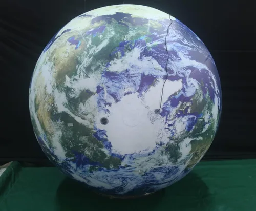 Miniatura 3 de 40" globo inflable, globo inflable del planeta de la tierra para la decoración educativa de la institución/el planetario/la tienda/del club