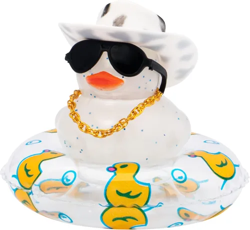 Miniatura 41 de wonuu Accesorios para automóvil, patos de goma, decoraciones de tablero de patos de goma, accesorios rosados, decoración de coche, patos