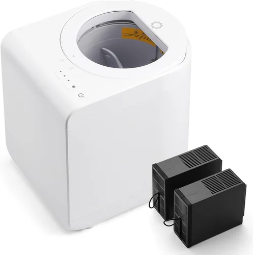 Airthereal Revive R500-V Compostador eléctrico de cocina con cubierta visual, SHARKSDEN® Tri-Blade mejorado, convierte los residuos de alimentos y