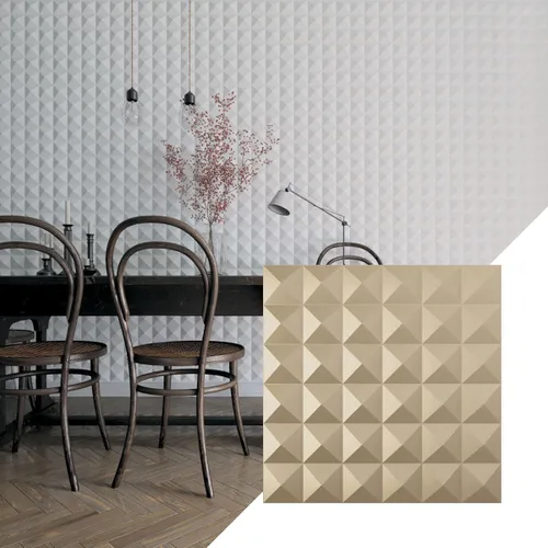 Miniatura 31 de Ekena Millwork 19 5/8 pulgadas de ancho x 19 5/8 pulgadas de alto Damon EnduraWall Panel decorativo de pared 3D, niebla marina