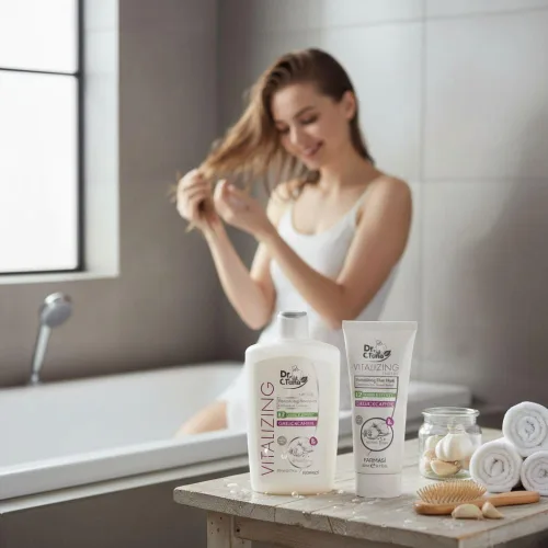 Miniatura 6 de FARMASI Dr. C. Tuna Vitalizing Garlic Shampoo and Hair Mask - Tratamiento natural para el crecimiento del cabello, previene la pérdida, estimula