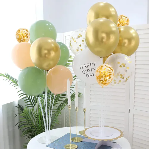 Miniatura 5 de Globos de confeti negro, 40 globos transparentes de 5 pulgadas con confeti en el interior para fiesta de cumpleaños, graduación, compromiso