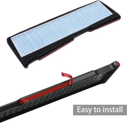Miniatura 2 de Paquete de 2 accesorios de admisión de filtro de aire Tesla Model 3, repuesto para Tesla Model 3 2026 2025 2024 2023 2022 2021 cubierta