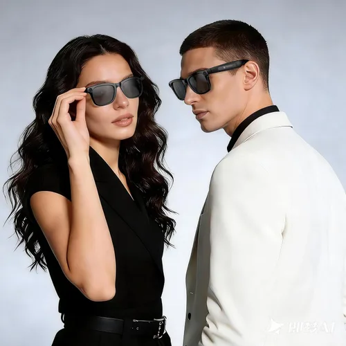 Miniatura 8 de EarlySincere Lentes inteligentes Ai 2026 para hombres y mujeres, gafas de cámara HD 4K de 8 MP, batería de 410 mAh, compatible con grabación