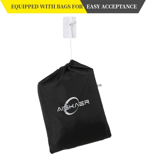 Miniatura 7 de Aiskaer Funda para bicicleta de 2 a 3 bicicletas, impermeable, negro, poliéster, resistente, montaña, carretera, bicicletas eléctricas