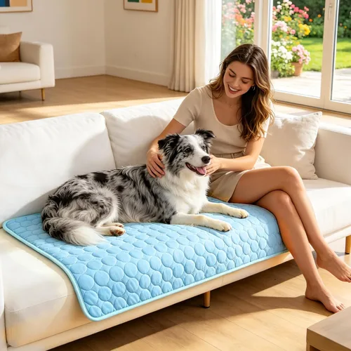 Miniatura 5 de Tapete refrescante para perros, tapete refrescante Arc-Chill mejorado para perros Q-Max > 0.4, almohadilla de refrigeración lavable para perros