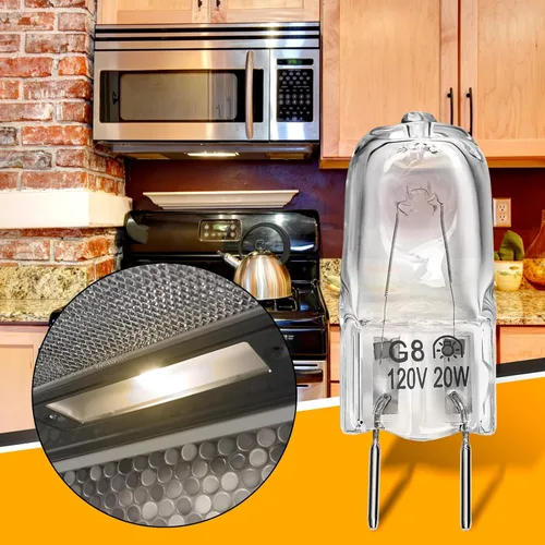Miniatura 5 de Bombilla halógena compatible con GE, Samsung, Kenmore, Elite, Maytag, microondas sobre la estufa, luz nocturna/luz para estufa para microondas GE