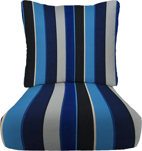 Miniatura 9 de RSH DECOR: Sunbrella - Cojín de asiento profundo con respaldo de almohada, asiento de 23 x 24 x 5 pulgadas, tela de rendimiento resistente al agua