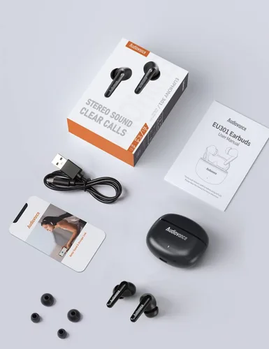 Miniatura 9 de Audiovance Euphony 301 - Auriculares inalámbricos Bluetooth para iPhone y Android, auriculares inalámbricos de sonido premium (EU301)