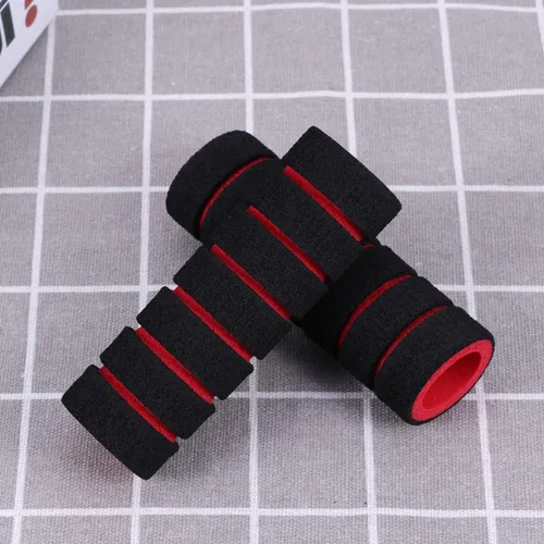 Miniatura 4 de BESPORTBLE Empuñaduras de bicicleta 2 pares para cubierta roja, repuesto de bicicleta de carreras, sin barra, manillar de motocicleta de montaña