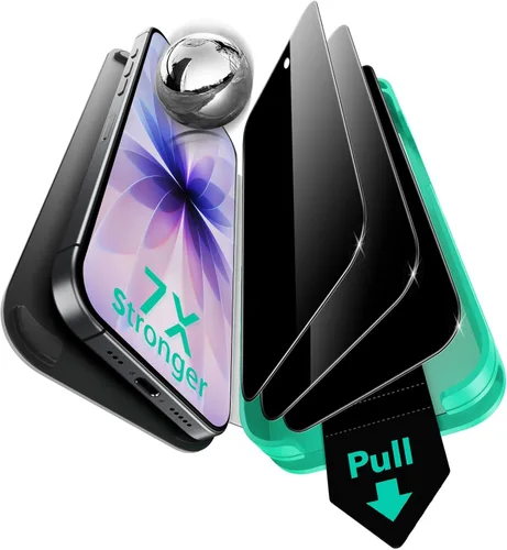 Miniatura 11 de ESR Paquete de 3 protectores de pantalla de privacidad 9H+ Glass para iPhone 17 Pro, [grado militar, inastillables y altamente duraderos] vidrio