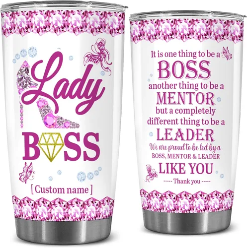 Miniatura 29 de BECHUSKY Regalos Personalizados para Contadores para Jefes, Mujeres y Hombres - Taza Termo Personalizada con Nombre de Hoja de Cálculo - Regalos