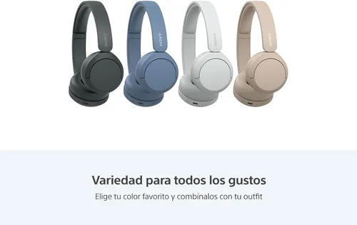 Miniatura 6 de Sony WH-CH520 Los mejores auriculares inalámbricos Bluetooth sobre la oreja con micrófono para llamadas y control de voz, hasta 50 horas de duración