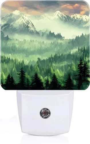 Miniatura 15 de Luz nocturna de luna en nube, luces nocturnas enchufables con sensor automático, lámpara de noche del atardecer al amanecer, decoración del hogar