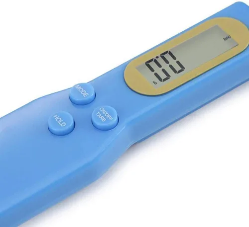 Miniatura 3 de Cuchara de báscula de alimentos, báscula de cocina portátil de alta precisión para el hogar, 1.1 lb/500 g (0.00 oz) LCD electrónico preciso