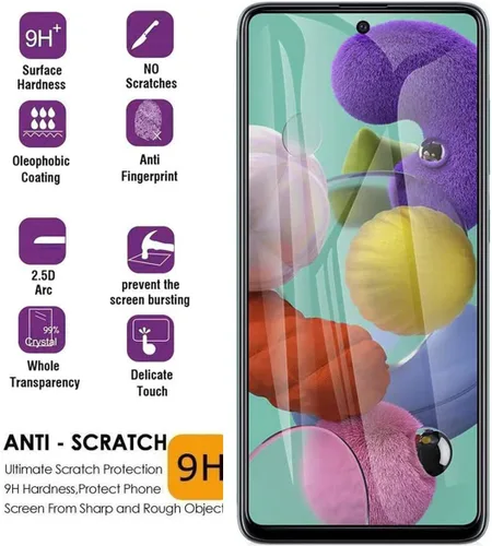 Miniatura 3 de [Paquete de 2] Protector de pantalla de privacidad de vidrio templado para Samsung Galaxy A53/A52/A51/S20 FE, película protectora antiespía 9H