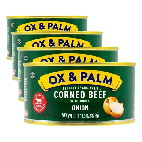 Miniatura 9 de Ox & Palm Carne en Conserva de Res Estilo Chunky Original, 7 Onzas (Paquete de 12)
