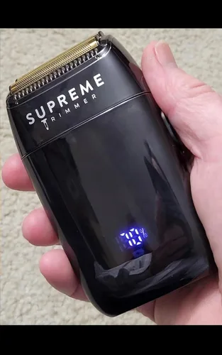 Miniatura 8 de Supreme Trimmer 2 en 1 DLC T-Shaper recortadora de barba y cabello + afeitadora de lámina Crunch Lite Kit de viaje y precisión de grado